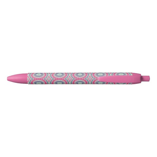 Pink Name Personalised Ballpoint Pen 黒ボールペン (裏面)