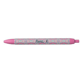 Pink Name Personalised Ballpoint Pen 黒ボールペン