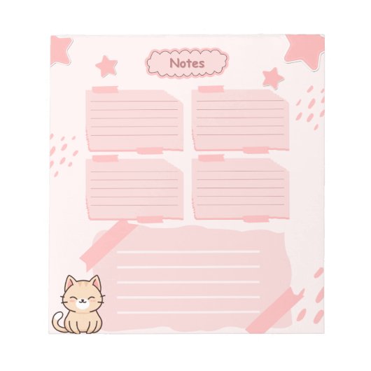 Pink Notepad  ノートパッド (正面)