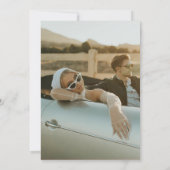 Pink Nothing just love retroファンシー'結婚. 招待状 (裏面)