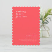 Pink Nothing just love retroファンシー'結婚. 招待状 (スタンド正面)