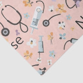 Pink Nurse Life Seamless Pattern (3) 薄葉紙 (詳細)