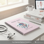 Pink Nurse Notes Notebook ノートブック