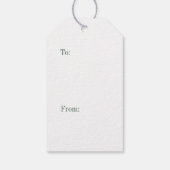 Pink Nutcracker Ballerina ギフトタグ (裏面)