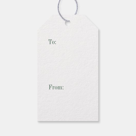 Pink Nutcracker Ballerina ギフトタグ (裏面)