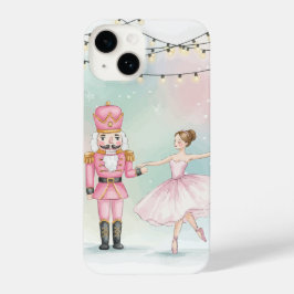 Pink Nutcracker & Ballerina  Christmas  iPhone 14ケース