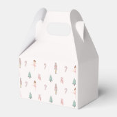 Pink Nutcracker Ballet Baby Shower Favor Boxes フェイバーボックス (裏面サイド)
