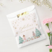 Pink Nutcracker Ballet Birthday Party Favor Bags フェイバーバッグ (封をした状態)