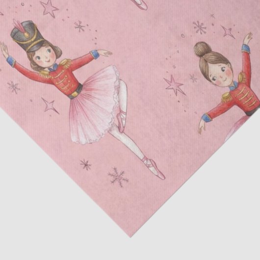 Pink Nutcracker Ballet Theme Girls 薄葉紙 (詳細)
