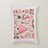 Pink Nutcracker Christmas Tree  アクセントクッション (正面(垂直))