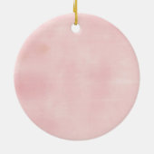 Pink Nutcracker Winter Christmas Decor Custom Name セラミックオーナメント (裏面)