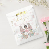 Pink Nutcracker Winter Onederland 1st Birthday フェイバーバッグ (封をした状態)