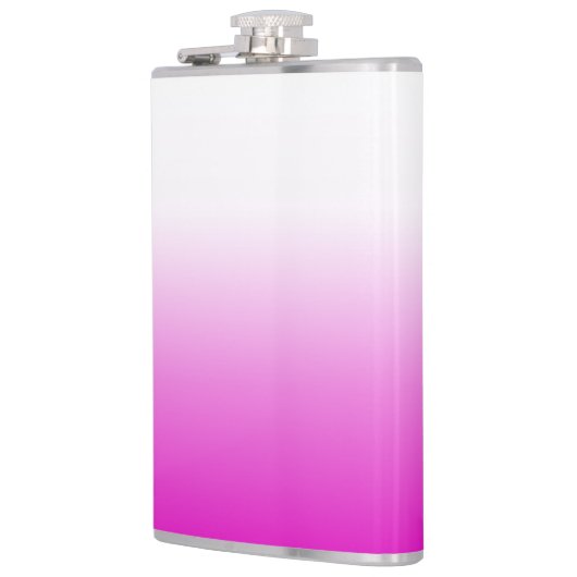 Pink Ombr Gradient Background Design-60416 フラスク (左)