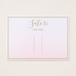 Pink Ombre Script Hair Clip Accessory Display