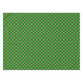 Pink On Green Polka Dots Pattern Design  テーブルクロス (正面(横))