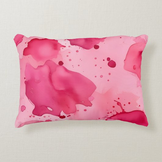 Pink on Pink Abstract  アクセントクッション (正面)