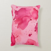 Pink on Pink Abstract  アクセントクッション (裏面(縦))