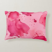 Pink on Pink Abstract  アクセントクッション (裏面)