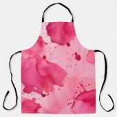 Pink on Pink Abstract エプロン (正面)