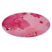 Pink on Pink Abstract カッティングボード (角)