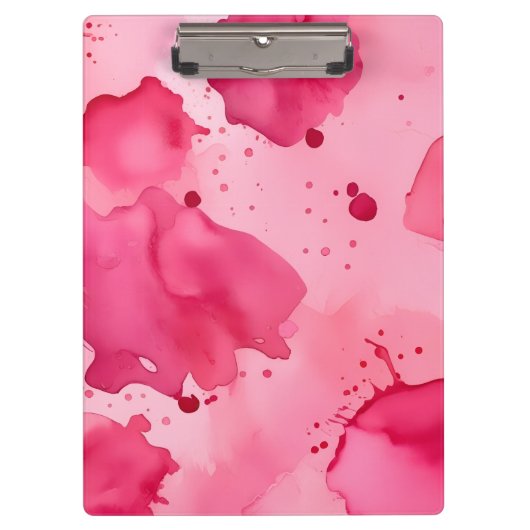 Pink on Pink Abstract  クリップボード (正面)