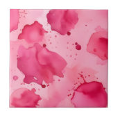 Pink on Pink Abstract  タイル (正面)