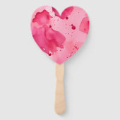 Pink on Pink Abstract  ハンドファン (裏面)