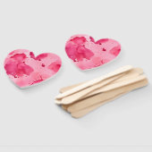 Pink on Pink Abstract  ハンドファン (組立なし)