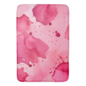 Pink on Pink Abstract バスマット (正面縦)