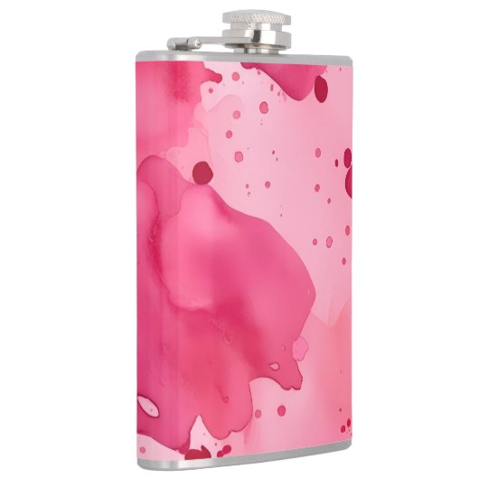 Pink on Pink Abstract フラスク (右)