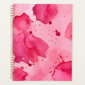 Pink on Pink Abstract  プランナー手帳 (正面)