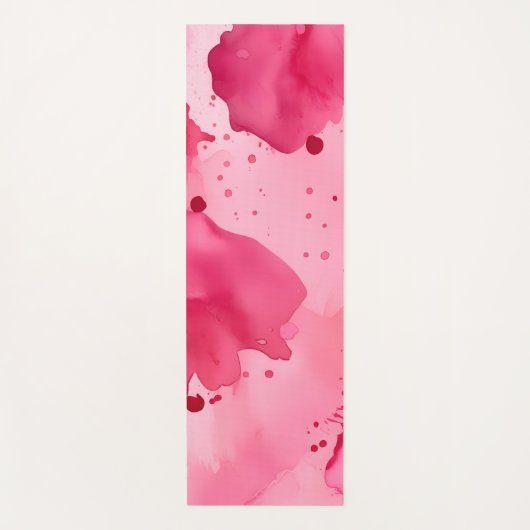 Pink on Pink Abstract ヨガマット (正面)