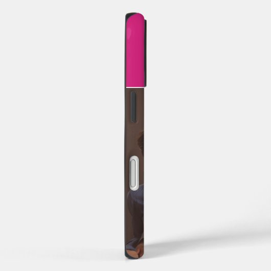 Pink One Photo Name and Initial  Case-Mate iPhoneケース (裏面 / 右)