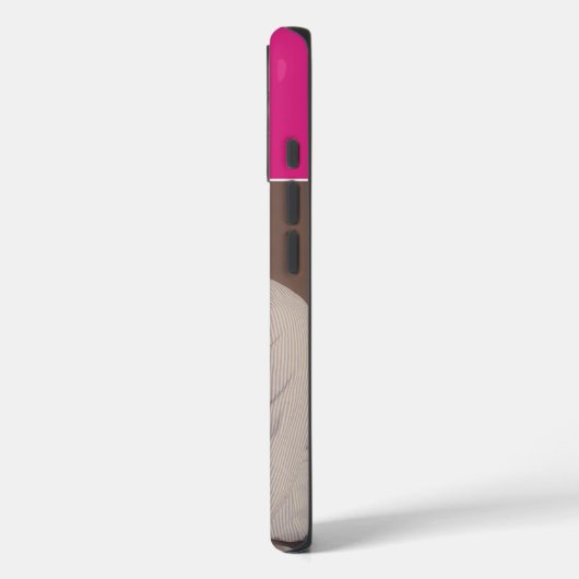 Pink One Photo Name and Initial  Case-Mate iPhoneケース (裏面 / 左)