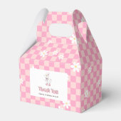 Pink One Silly Goose - Girl First Birthday フェイバーボックス (正面サイド)