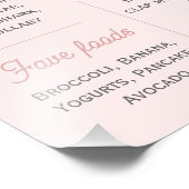 Pink Onederful 恋しく思の1番目の誕生日フォトマイルストーン フォトプリント (角)