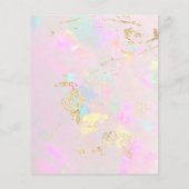 pink opal photo design flyer チラシ (裏面)