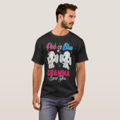 Pink or Blue Elephants Gramma Loves You Baby Showe Tシャツ (正面フル)