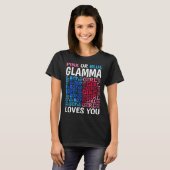 Pink Or Blue Glamma Loves You Gender Reveal Baby S Tシャツ (正面フル)