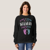 Pink or Blue Mamaw Loves You Grandpar スウェットシャツ (正面フル)