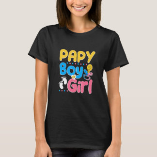 Pink or Blue Papy Loves You Best Dad Ever Fatherho Tシャツ