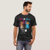Pink Or Blue Your Tio Loves You Gender Reveal Boy  Tシャツ (正面フル)