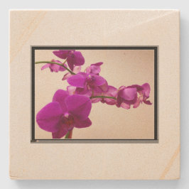 Pink orchid ストーンコースター