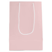 Pink Orchid Business Thank You Gift Bag ミディアムペーパーバッグ (裏面)