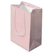 Pink Orchid Business Thank You Gift Bag ミディアムペーパーバッグ (裏面アングル)