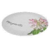 Pink Orchid Floral Design – Elegant Botanical Art カッティングボード (角)