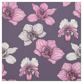 Pink orchid flowers ファブリック (見本)