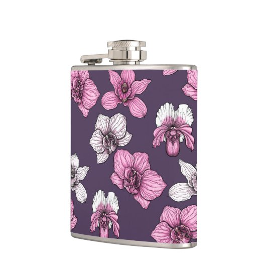 Pink orchid flowers フラスク (左)