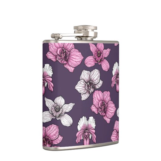 Pink orchid flowers フラスク (右)