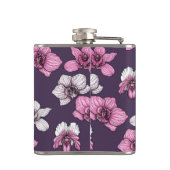 Pink orchid flowers フラスク (裏面)